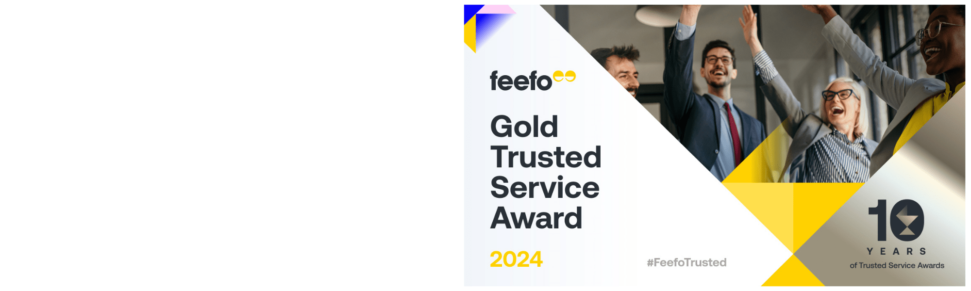 Core Talent have won the Feefo Gold Trusted Service Award